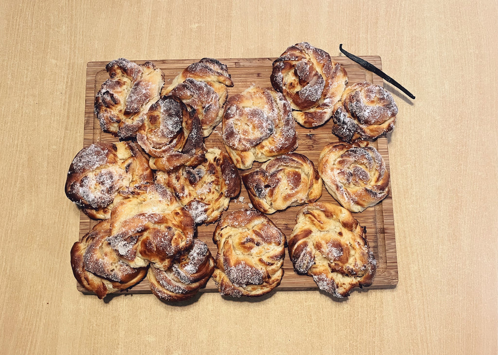 Bollos de vainilla suecos | Vaniljbullar