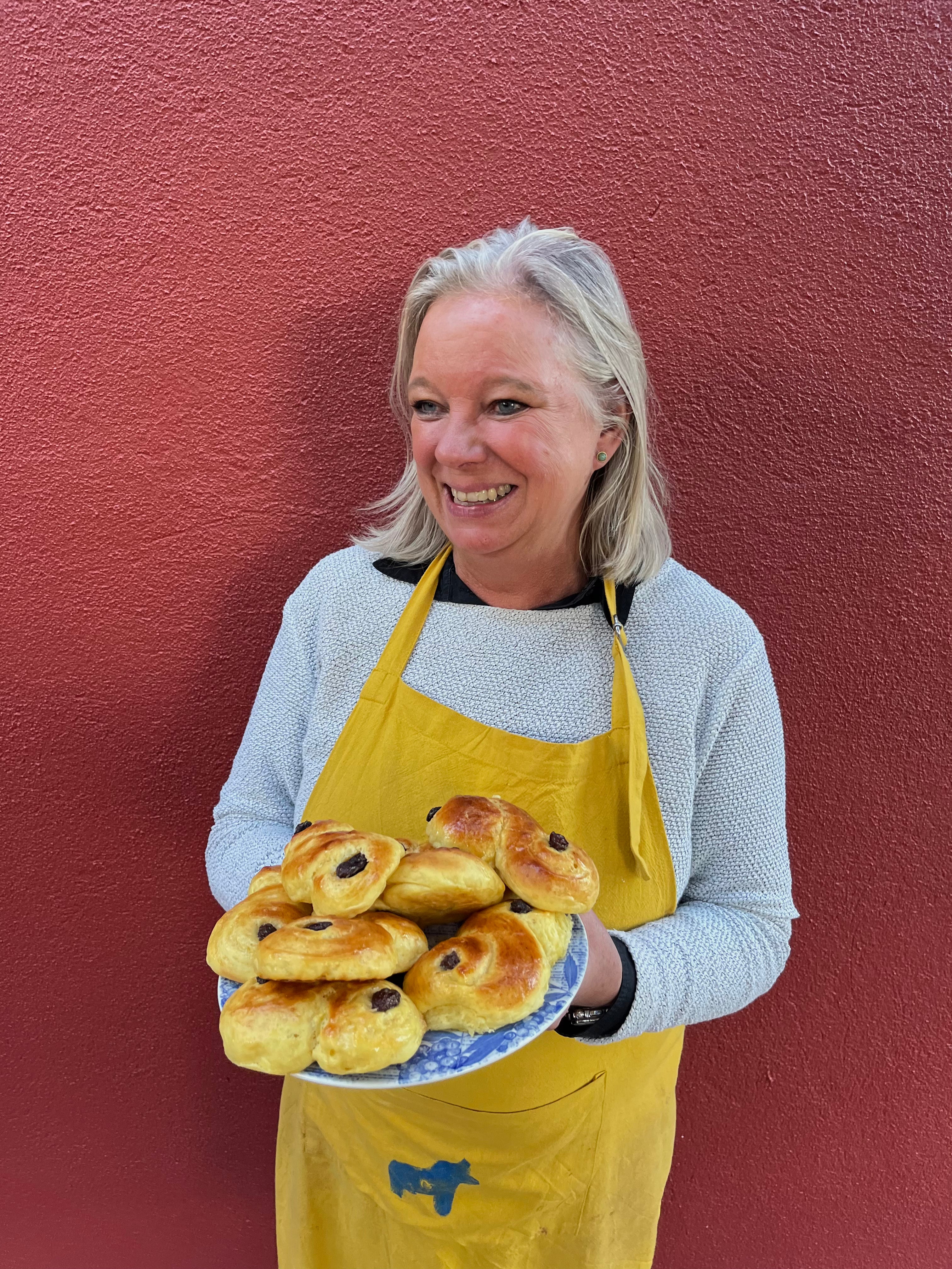 Lussekatter - Bollos Suecos de Azafrán