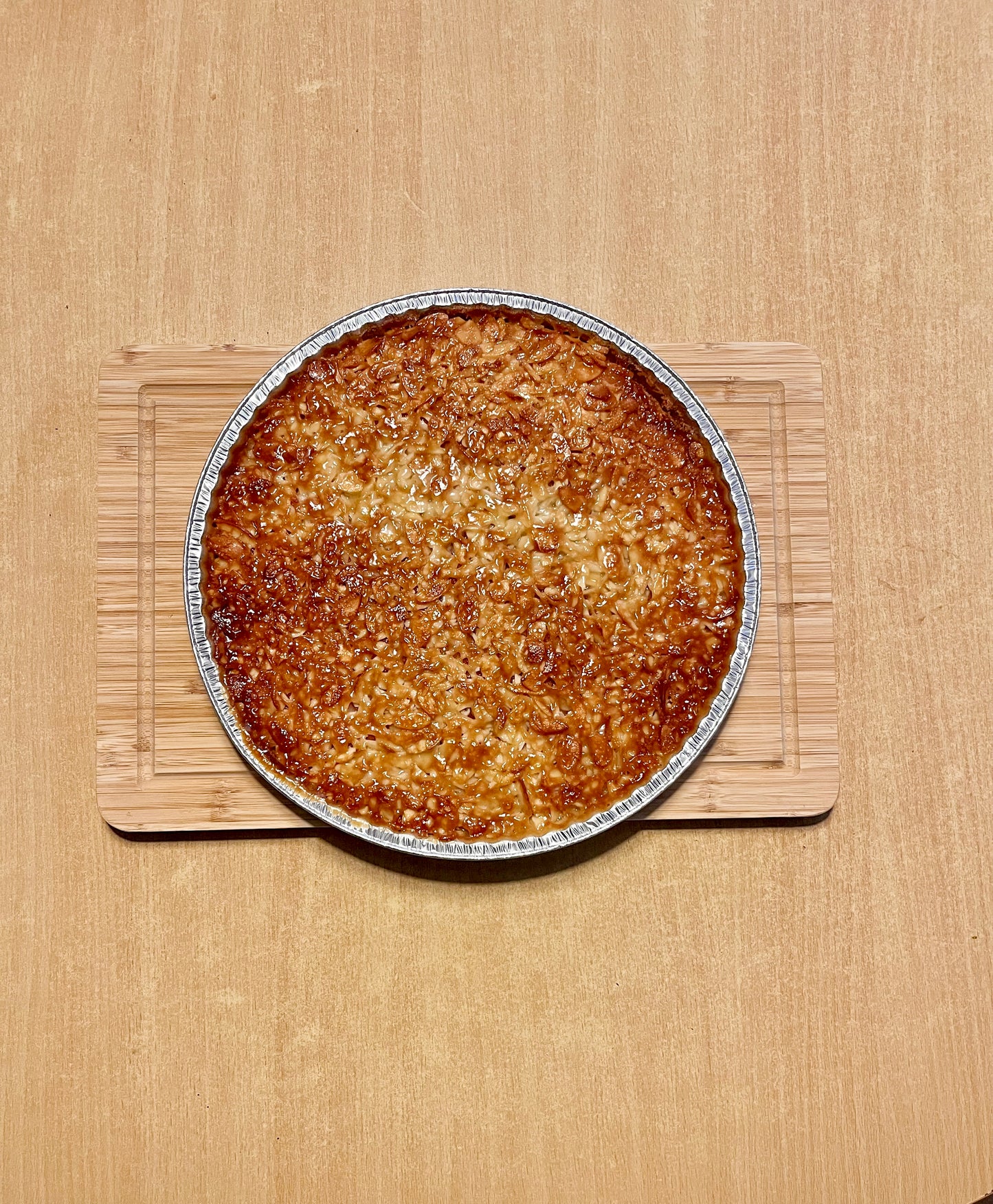 Bizcocho de almendras caramelizadas